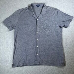 Peter Millar Collection Button Up Camp Shirt Soft Knit Casual XL‎